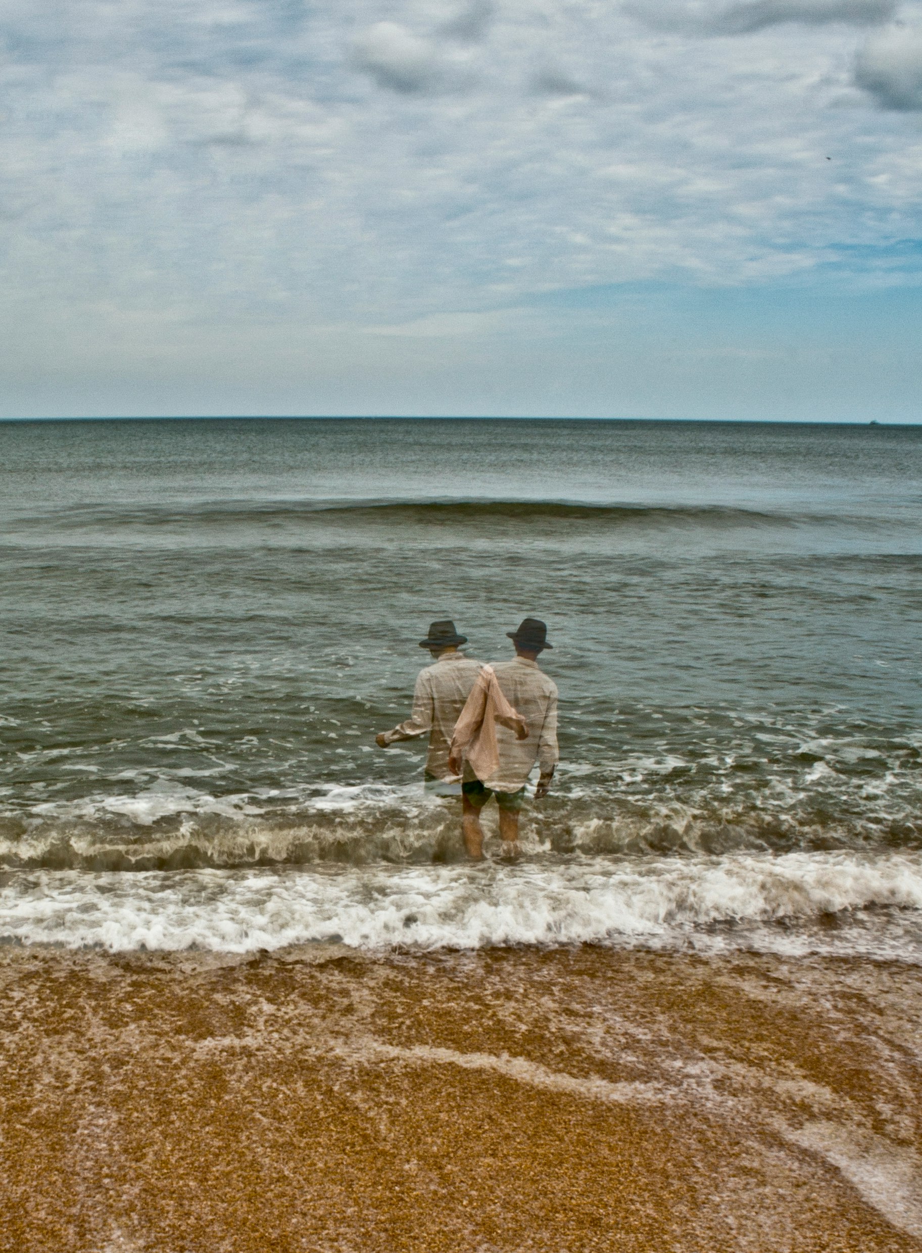 man in ocean